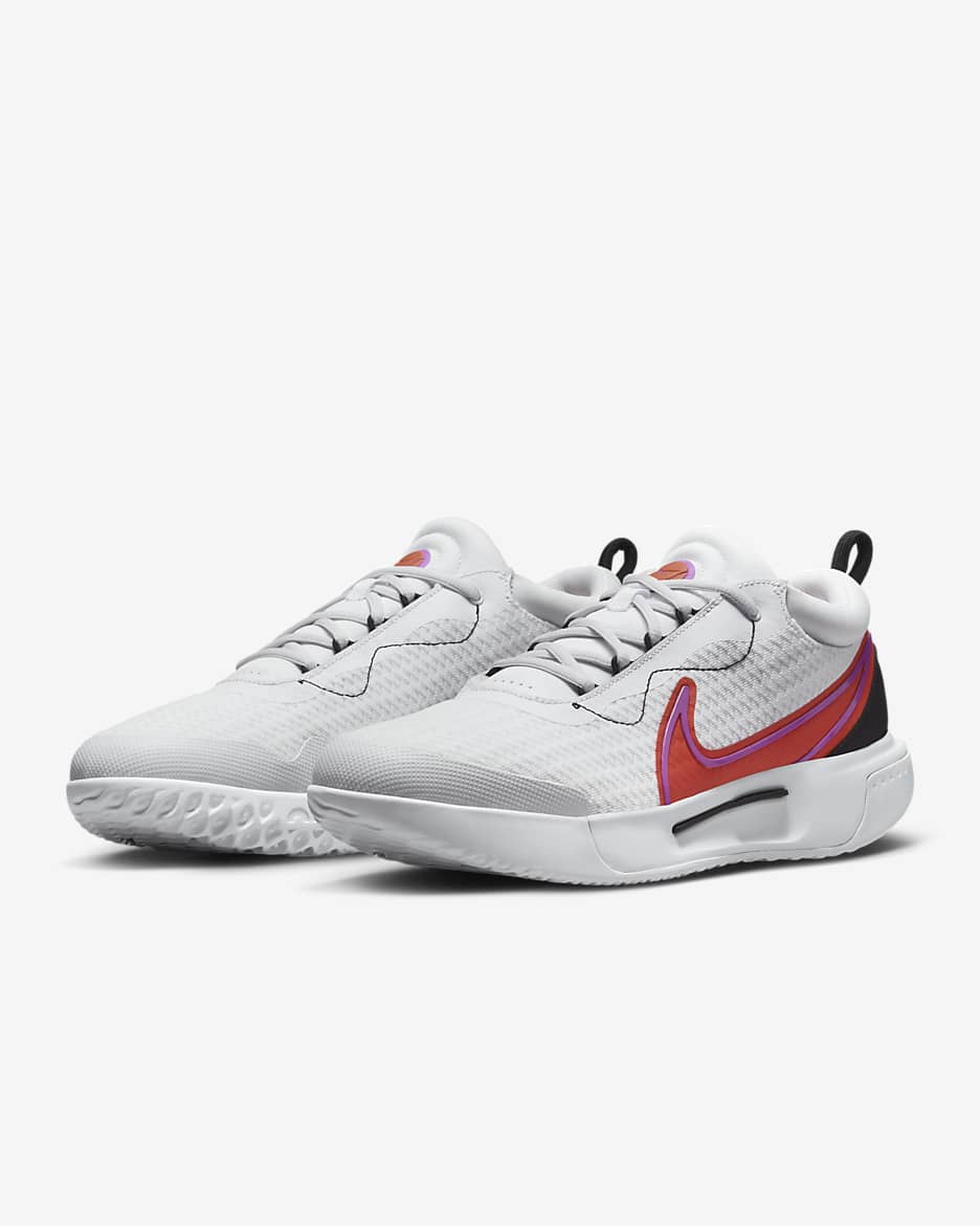 Nike men's court air zoom zero tennis shoes white and game royal best sale